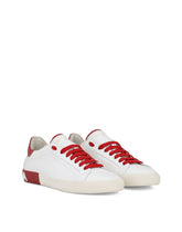 Portofino vintage calfskin sneakers - | Dolce & Gabbana