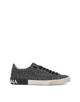 Coated jacquard Portofino Vintage sneakers - | Dolce & Gabbana