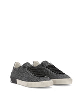 Coated jacquard Portofino Vintage sneakers - | Dolce & Gabbana