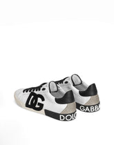 Calfskin Portofino Vintage sneakers - | Dolce & Gabbana