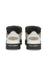 Mixed-material New Roma sneakers - | Dolce & Gabbana