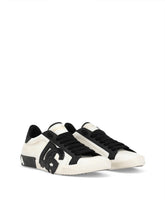 Portofino vintage calfskin sneakers - | Dolce & Gabbana