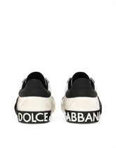 Portofino vintage calfskin sneakers - | Dolce & Gabbana