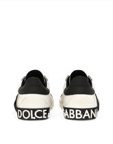 Portofino vintage calfskin sneakers - | Dolce & Gabbana