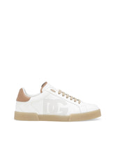 Calfskin Portofino sneakers - | Dolce & Gabbana