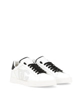 Portofino calfskin leather sneakers - | Dolce & Gabbana
