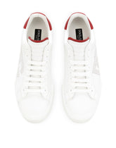 Calfskin Portofino sneakers - | Dolce & Gabbana