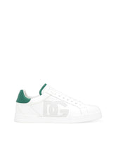 Calfskin Portofino sneakers - | Dolce & Gabbana
