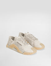 Mixed-materials NS1 slip-on sneakers - | Dolce & Gabbana