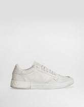 Portofino calfskin leather sneakers - | Dolce & Gabbana
