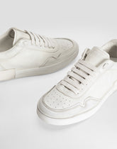 Portofino calfskin leather sneakers - | Dolce & Gabbana