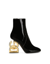 Patent leather ankle boots with DG Pop heel - | Dolce & Gabbana
