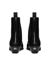 Polished calfskin Texan boots - | Dolce & Gabbana