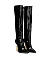 Soft patent leather boots - | Dolce & Gabbana