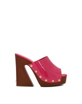 Patent leather wedges with DG logo - | Dolce & Gabbana