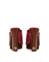 Patent leather wedges with DG logo - | Dolce & Gabbana