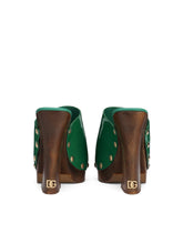 Patent leather wedges with DG logo - | Dolce & Gabbana