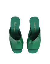 Patent leather wedges with DG logo - | Dolce & Gabbana