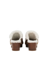 Suede and faux fur clogs - | Dolce & Gabbana