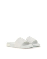 Rubber beachwear slides with DG logo - | Dolce & Gabbana