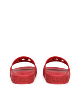 Rubber beachwear slides with DG Millennials logo - | Dolce & Gabbana