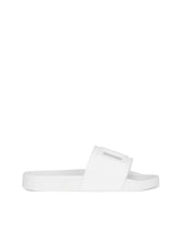 Rubber beachwear sliders with DG logo - | Dolce & Gabbana