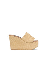 Woven raffia wedges - | Dolce & Gabbana