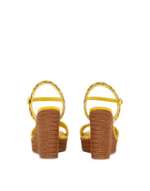 Wedge sandals with Majolica embroidery - | Dolce & Gabbana