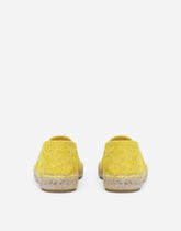 Satin and lace espadrilles - | Dolce & Gabbana