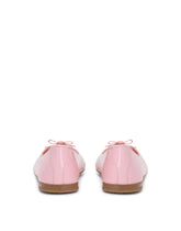 Patent leather ballet flats with charm - | Dolce & Gabbana