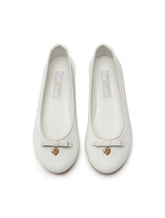 Patent leather ballet flats with charm - | Dolce & Gabbana