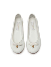 Patent leather ballet flats with charm - | Dolce & Gabbana
