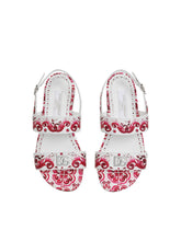 Printed calfskin sandals - | Dolce & Gabbana
