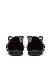Patent leather ballerina shoes with bow - | Dolce & Gabbana