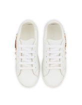 Dolce & Gabbana Sneakers Portofino In Solid-Coloured Nappa Calf Leather - | Dolce & Gabbana