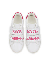 Dolce & Gabbana Sneakers Portofino In Solid-Coloured Calf Leather - | Dolce & Gabbana