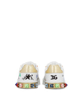 Graffiti-print Portofino Light sneakers - | Dolce & Gabbana