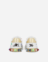 Graffiti-print Portofino Light sneakers - | Dolce & Gabbana