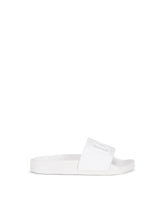Leather sliders with DG Millennials logo - | Dolce & Gabbana