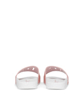 Leather sliders with DG Millennials logo - | Dolce & Gabbana