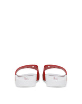Leather sliders with DG Millennials logo - | Dolce & Gabbana