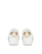 Calfskin sneakers with DG logo - | Dolce & Gabbana