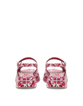 Printed calfskin wedge sandals - | Dolce & Gabbana