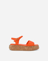 Nappa leather wedge sandals - | Dolce & Gabbana