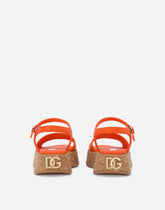 Nappa leather wedge sandals - | Dolce & Gabbana