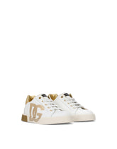 Portofino Light sneakers with DG logo print - | Dolce & Gabbana