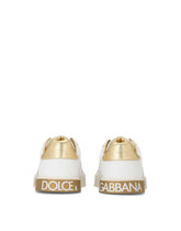 Portofino Light sneakers with DG logo print - | Dolce & Gabbana