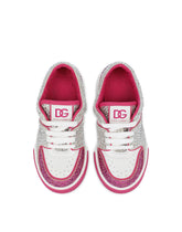 New Roma sneakers with fusible rhinestones - | Dolce & Gabbana