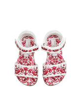 Printed nappa lambskin sandals - | Dolce & Gabbana