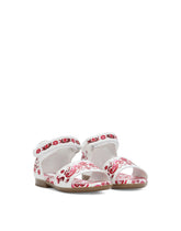 Printed nappa lambskin sandals - | Dolce & Gabbana